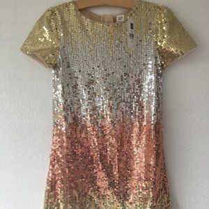 GAP Girls Ombre Sequin Dress *Sz M*